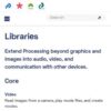Libraries / Processing.org